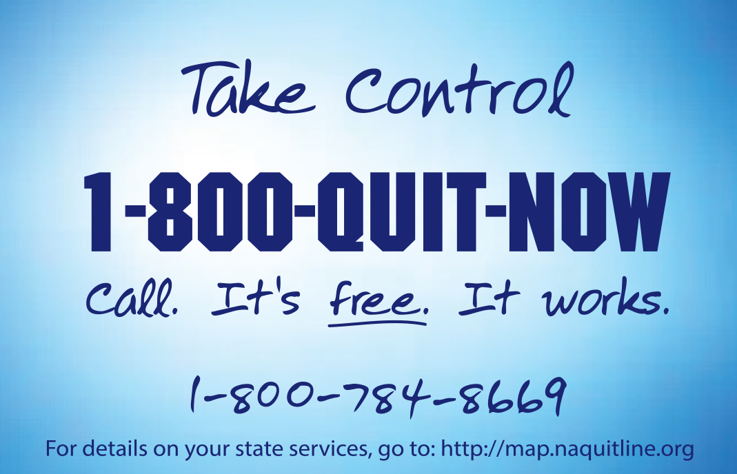 Quit Now Card: Front